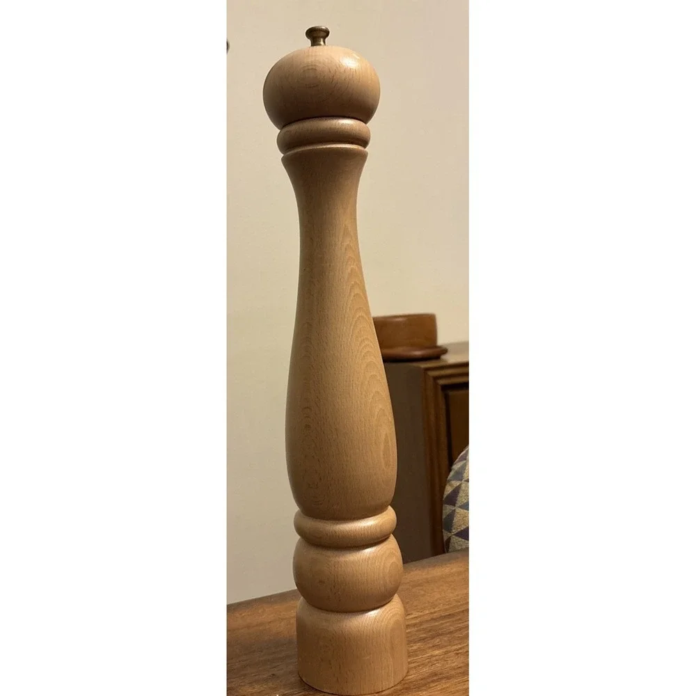 LIDREWA Germany Beechwood Pepper Mill Grinder, 15.5